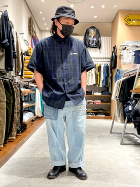 「AVIREX（アヴィレックス）のアイテム（ブーツ）」を使った、Ryousukeさん（メンズ・173cm）の春コーディネート