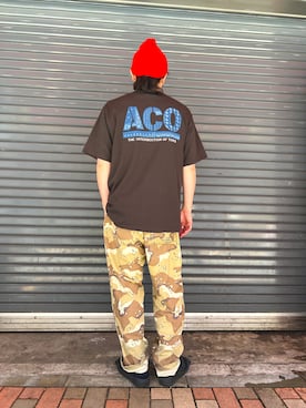 「AVIREX（アヴィレックス）のアイテム（サンダル）」を使った、Ryousukeさん（メンズ・173cm）の夏コーディネート