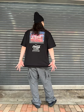 「AVIREX（アヴィレックス）のアイテム（ニットキャップ/ビーニー）」を使った、Ryousukeさん（メンズ・173cm）の夏コーディネート