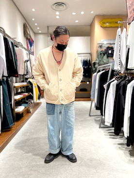 「AVIREX（アヴィレックス）のアイテム（ブーツ）」を使った、Ryousukeさん（メンズ・173cm）の春コーディネート