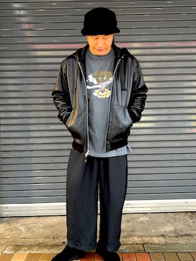 「AVIREX（アヴィレックス）のアイテム（ブーツ）」を使った、Ryousukeさん（メンズ・173cm）の夏コーディネート