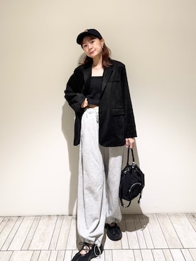 「秋のシャツ着こなし術」｜「アイテム（キャミソール）」を使った、mayuさん（レディース・164cm）の秋コーディネート