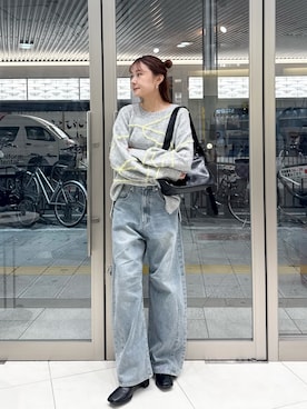 「SENSEOFPLACE」｜「アイテム（ブルゾン）」を使った、mayuさん（レディース・164cm）の秋コーディネート