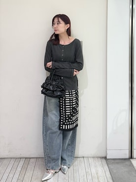 「SENSE OF PLACE by URBAN RESEARCH（センスオブプレイスバイアーバンリサーチ）のアイテム（パンプス）」を使った、mayuさん（レディース・163cm）の秋コーディネート