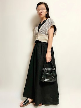 「AmbreNeige」｜「アイテム（サンダル）」を使った、🌷𝒚𝒖𝒖𝒓𝒊.🌷さん（レディース・150cm）の夏コーディネート