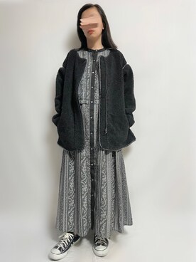 「SonnyLabel」｜「アイテム（その他アウター）」を使った、🌷𝒚𝒖𝒖𝒓𝒊.🌷さん（レディース・150cm）の秋コーディネート