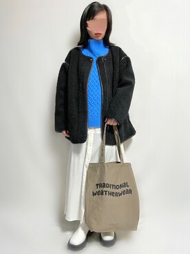 「SonnyLabel」｜「アイテム（その他アウター）」を使った、🌷𝒚𝒖𝒖𝒓𝒊.🌷さん（レディース・150cm）の秋コーディネート
