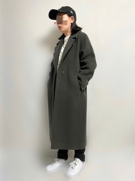 「エアフォース1」｜「アイテム（グレー系）」を使った、🌷𝒚𝒖𝒖𝒓𝒊.🌷さん（レディース・150cm）の秋コーディネート