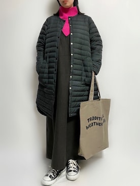 「AmbreNeige」｜「アイテム（ワンピース/ドレス）」を使った、🌷𝒚𝒖𝒖𝒓𝒊.🌷さん（レディース・150cm）の冬コーディネート