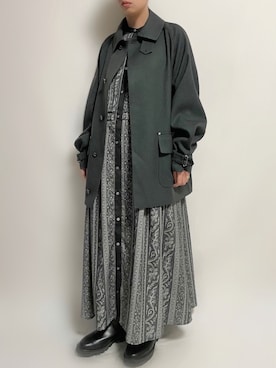 「ゴアブーツ」｜「アイテム（ジャケット/アウター）」を使った、🌷𝒚𝒖𝒖𝒓𝒊.🌷さん（レディース・150cm）の冬コーディネート