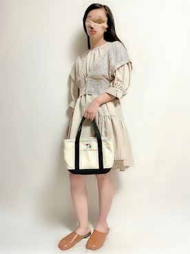 「AmbreNeige」｜「アイテム（パンプス）」を使った、🌷𝒚𝒖𝒖𝒓𝒊.🌷さん（レディース・150cm）の夏コーディネート