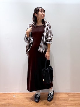 「アイテム（ワンピース）」を使った、yuukaさん（レディース・156cm・20代）の夏コーディネート