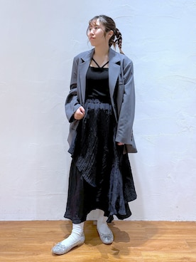 「FREE'S MART（フリーズマート）のアイテム（バレエシューズ）」を使った、yuukaさん（レディース・156cm）の春コーディネート