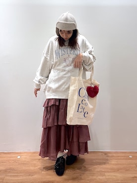 「FREE'S MART（フリーズマート）のアイテム」を使った、yuukaさん（レディース・156cm）の秋コーディネート