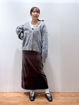 「アイテム（ワンピース/ドレス）」を使った、yuukaさん（レディース・156cm）の秋コーディネート