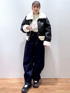 yuukaさん（レディース・156cm）の冬コーディネート