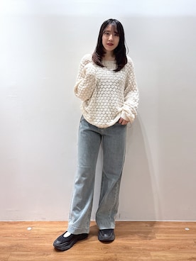 「FREE'S MART（フリーズマート）のアイテム（パンツ）」を使った、yuukaさん（レディース・156cm）の春コーディネート