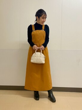「コックリカラー」｜yuukaさん（レディース・156cm）の秋コーディネート