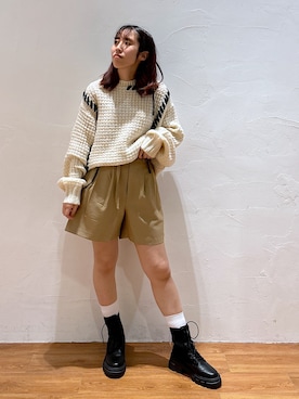 「ステッチ」｜yuukaさん（レディース・156cm・20代）の秋コーディネート
