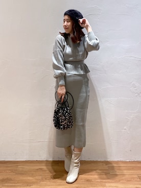 「ぺプラム」｜「アイテム（帽子）」を使った、yuukaさん（レディース・156cm）の秋コーディネート