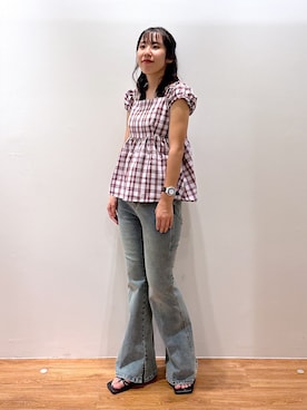 「FREE'S MART（フリーズマート）のアイテム」を使った、yuukaさん（レディース・156cm）の夏コーディネート