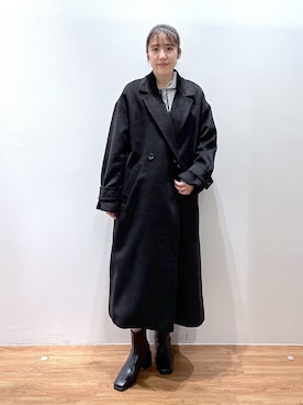 「FREE'S MART（フリーズマート）のアイテム（シューズ）」を使った、yuukaさん（レディース・156cm）の冬コーディネート