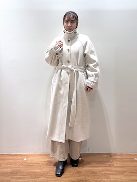 「FREE'S MART（フリーズマート）のアイテム（シューズ）」を使った、yuukaさん（レディース・156cm）の冬コーディネート