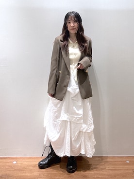 「ダブルジャケット」｜yuukaさん（レディース・156cm）の秋コーディネート