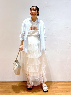 yuukaさん（レディース・156cm）の夏コーディネート