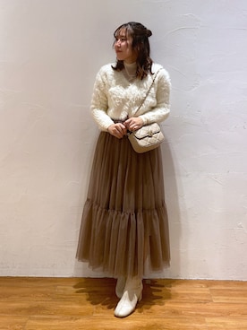 yuukaさん（レディース・156cm）の冬コーディネート