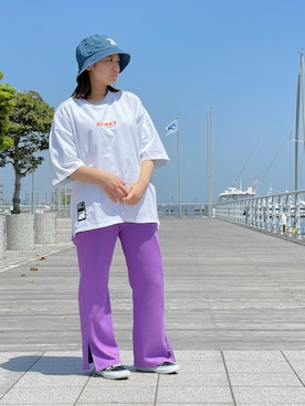 「AVIREX DEPOT」｜ひさん（レディース・152cm）の春コーディネート