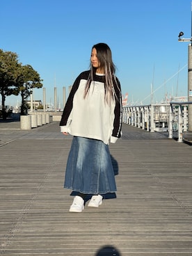 「AVIREX DEPOT」｜ひさん（レディース・152cm）の冬コーディネート