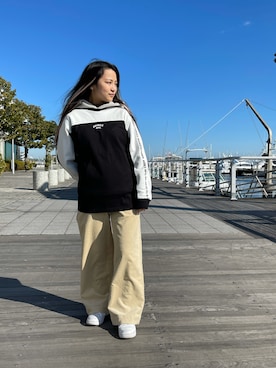 「AVIREX DEPOT」｜ひさん（レディース・152cm）の冬コーディネート
