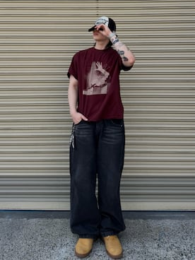 ぼーさん（骨格ナチュラル・メンズ・180cm）の秋コーディネート