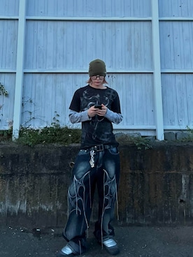 「CONVERSE（コンバース）のアイテム」を使った、ぼーさん（骨格ストレート・メンズ・180cm）の秋コーディネート