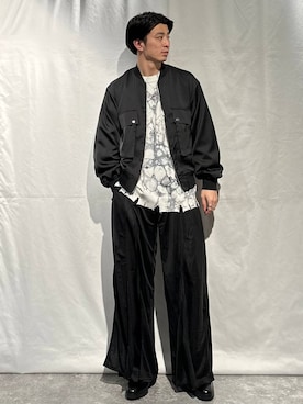 「アイテム（ブルゾン）」を使った、yuga0007さん（メンズ・178cm・20代）の春コーディネート