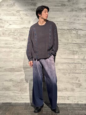 「HARE（ハレ）のスクエアトゥZIPブーツ(HARE)（ブーツ）」を使った、yuga0007さん（メンズ・178cm）の秋コーディネート