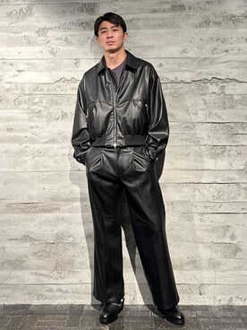 「アイテム（ブルゾン）」を使った、yuga0007さん（メンズ・178cm・20代）の秋コーディネート