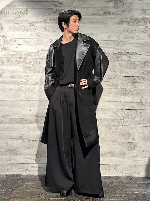 HARE トレンチコート/S/HA030249AD/ブラック HARE トレンチコート