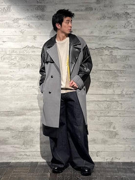 「アイテム（トレンチコート）」を使った、yuga0007さん（メンズ・178cm・20代）の秋コーディネート