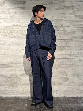 「HARE（ハレ）のアイテム（デニムジャケット）」を使った、yuga0007さん（メンズ・178cm）の秋コーディネート