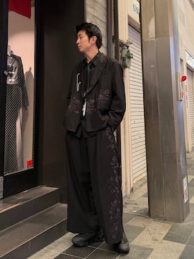 「HARE（ハレ）のアイテム（フォーマルスーツ/小物）」を使った、yuga0007さん（メンズ・178cm）の冬コーディネート