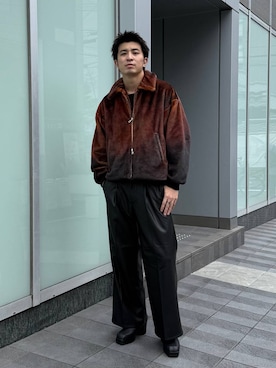 「HARE（ハレ）のアイテム（ブルゾン）」を使った、yuga0007さん（メンズ・178cm）の秋コーディネート