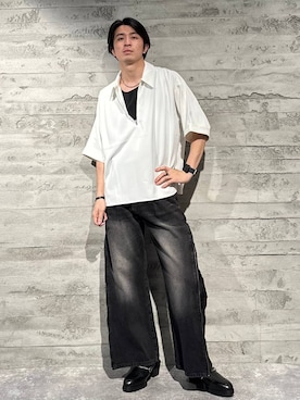 「アイテム（ドレスシューズ）」を使った、yuga0007さん（メンズ・178cm）の夏コーディネート