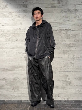 「HARE（ハレ）のアイテム（パーカー）」を使った、yuga0007さん（メンズ・178cm）の秋コーディネート