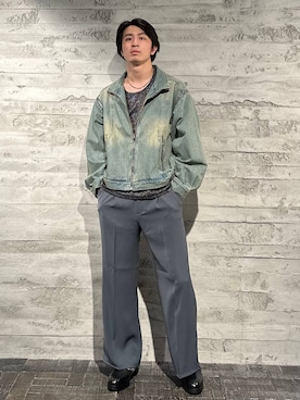 「アイテム（ブルゾン）」を使った、yuga0007さん（メンズ・178cm・20代）の夏コーディネート
