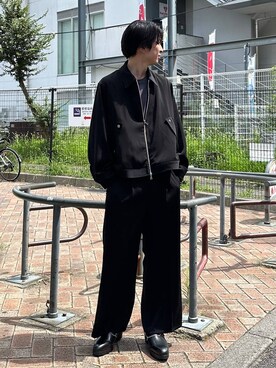 「アイテム（ブルゾン）」を使った、yuga0007さん（メンズ・178cm・20代）の夏コーディネート