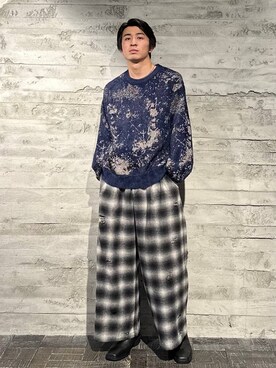 「HARE（ハレ）のスクエアトゥZIPブーツ(HARE)（ブーツ）」を使った、yuga0007さん（メンズ・178cm）の秋コーディネート