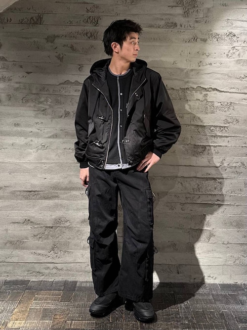 ファイヤーマンバックルコンパクトフードブルゾン(HARE)（ブルゾン