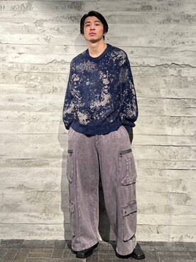 「HARE（ハレ）のスクエアトゥZIPブーツ(HARE)（ブーツ）」を使った、yuga0007さん（メンズ・178cm）の秋コーディネート